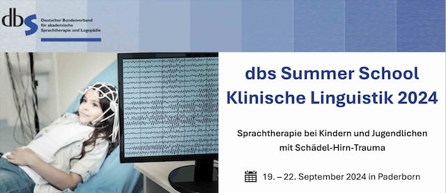 Intensiv-Fortbildung: Sprachtherapie bei Schädel-Hirn-Trauma - dbs-Summer School 2024