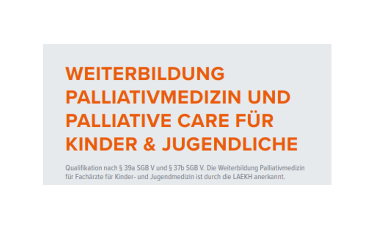 Palliativmedizin und Palliative Care für Kinder und Jugendliche